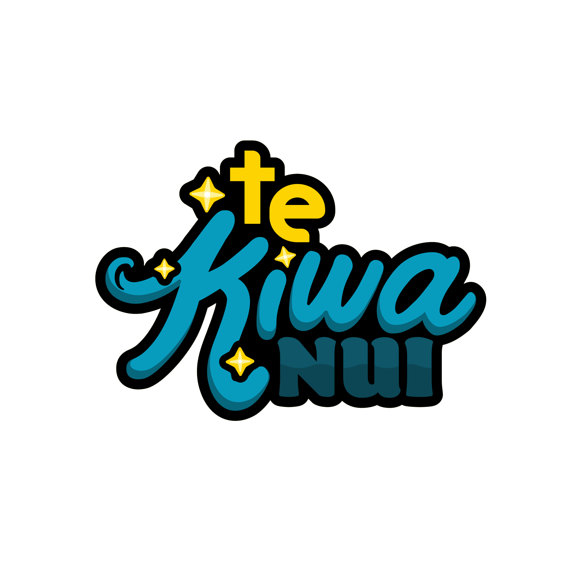 Te Kiwa Nui logo on white background